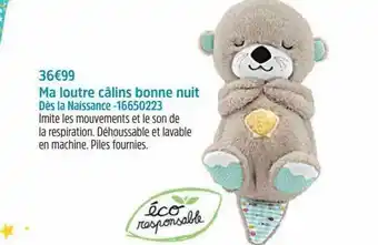 Ma loutre câlins bonne nuit