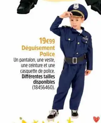 Maxi Toys Déguisement police offre