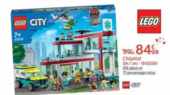 Maxi Toys L'hôpital lego city offre