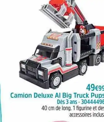 Maxi Toys Camion deluxe al big truck pups offre