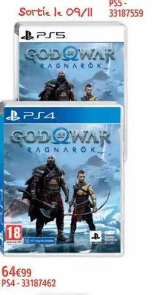 Maxi Toys Ps4, ps5 god of war offre