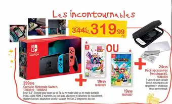 Maxi Toys Console nintendo switch + pack accessoires switchpack5 offre