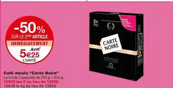 Monoprix Café moulu offre
