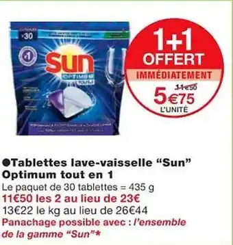 Monoprix Tablettes lave-vaisselle offre
