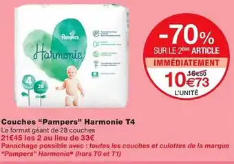 Monoprix Couches offre