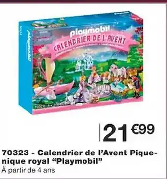 Monoprix 70323 - calendrier de l'avent pique-nique royal offre