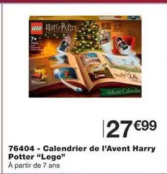 Monoprix 76404 - calendrier de l'avent harry potter offre