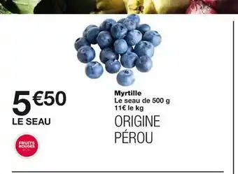 Monoprix Myrtille offre