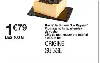 Monoprix Raclette suisse offre