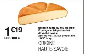 Monoprix Brézain fumé au feu de bois offre
