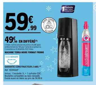 E.Leclerc Machine Terra Noire Format Promo offre