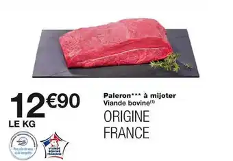 Monoprix Viande bovine : paleron*** à mijoter offre