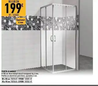 Brico Cash Porte d'angle offre