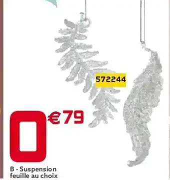 Gifi Suspension feuille au choix offre