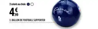 Intersport Ballon de football supporter offre