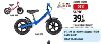 Intersport Draisienne enfant offre
