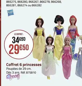 Casino Supermarchés Coffret 6 princesses jenny offre