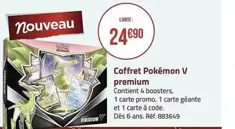 Casino Supermarchés Coffret pokémon v premium offre