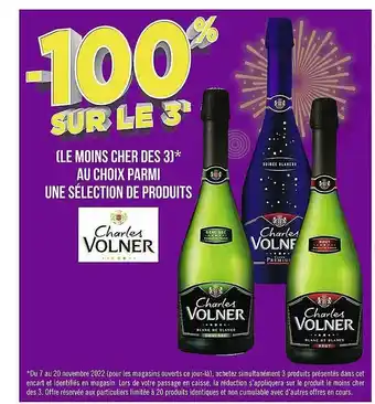 Casino Supermarchés Produits charles volner offre