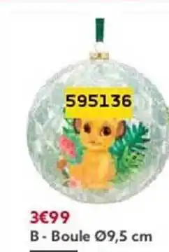 Gifi Boule ø 9,5 cm offre