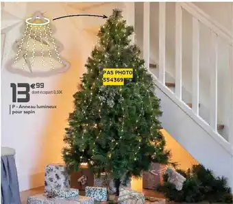 Gifi Anneau lumineux pour sapin offre