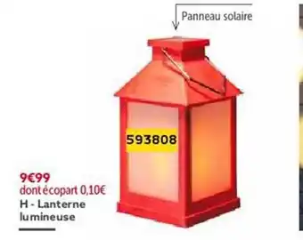 Gifi Lanterne lumineuse offre