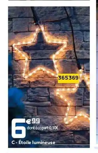 Étoile lumineuse
