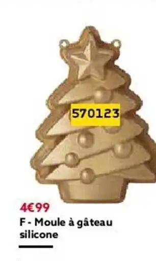 Gifi Moule à gâteau silicone offre