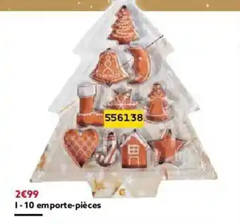 Gifi 10 emporte-pièces offre
