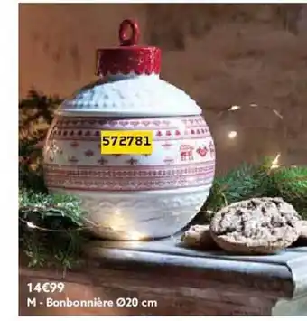 Gifi Bonbonnière ø 20 cm offre