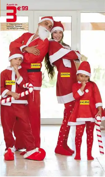 Gifi Déguisement homme, femme ou enfant offre