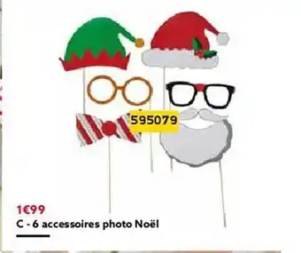 Gifi 6 accessoires photo noël offre