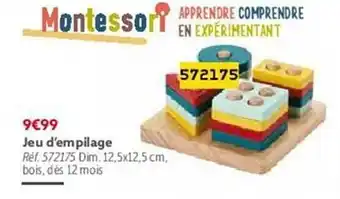 Gifi Jeu d'empilage offre