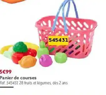Gifi Panier de courses offre