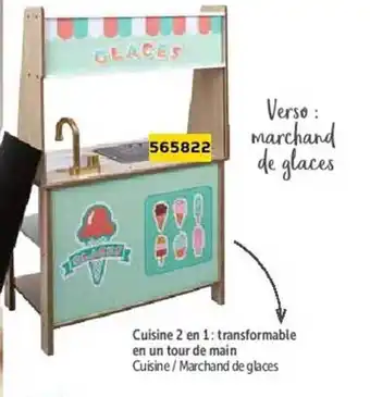Gifi Cuisine 2 en 1 : transformable en un tour de main offre