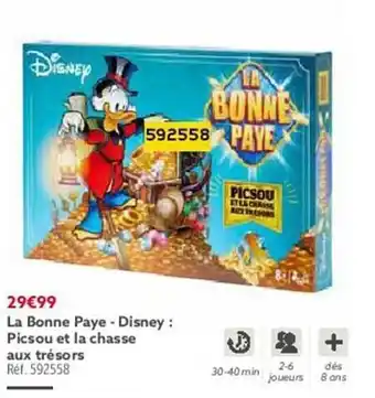 La bonne paye - disney : picsou et la chasse aux trésors