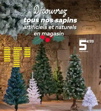 Gifi Sapin artificiel offre