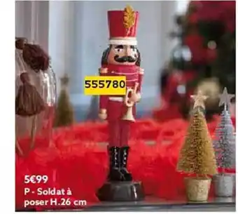 Gifi Soldat à poser h.26 cm offre