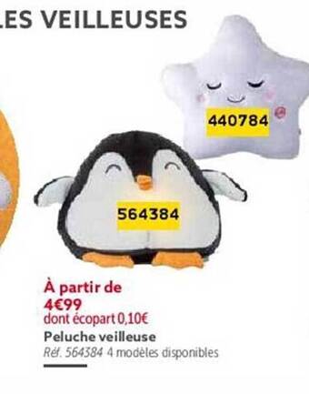 Gifi Peluche veilleuse offre