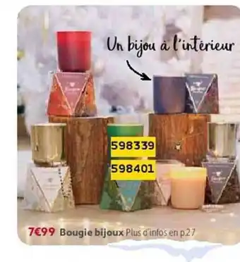 Gifi Bougie bijoux offre