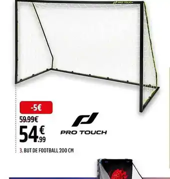 Intersport But de football 200 cm pro touch offre