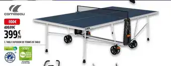 Table outdoor de tennis de table cornilleau
