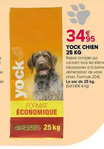 Jardiland Yock chien 25 kg offre