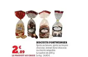 U Express Biscuits fortwenger offre