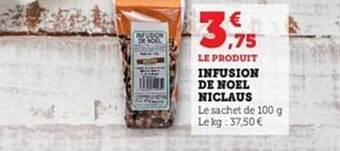 U Express Infusion de noël niclaus offre