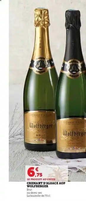 Crémant d'alsace aop wolfberger
