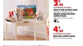 U Express Mug à thé lovely elsa existe aussi en mug lovely elsa, mug xxl lovely elsa offre