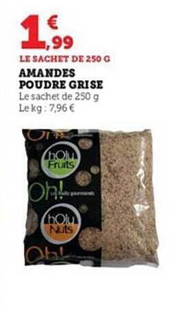 U Express Amandes poudre grise offre