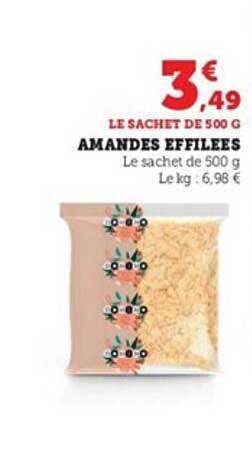 U Express Amandes effilées offre