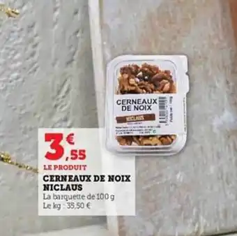 Cerneaux de noix niclaus